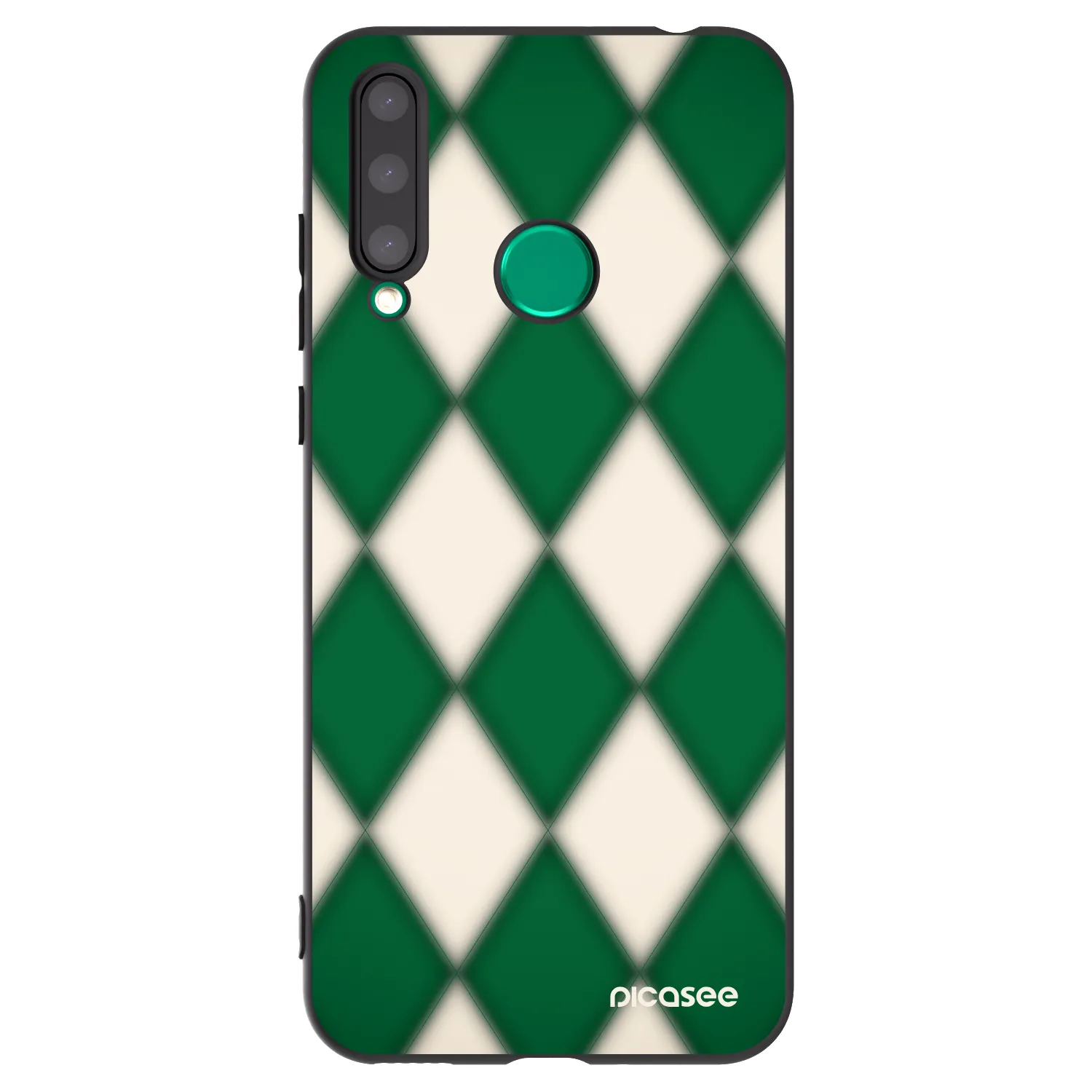 Picasee Μαύρη θήκη σιλικόνης για Honor 20 Lite - Emerald Diamond