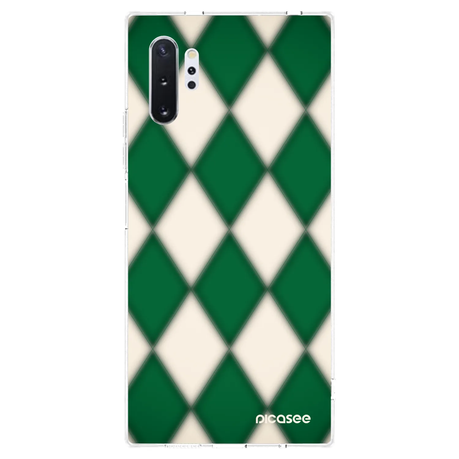 Picasee διαφανής θήκη σιλικόνης Samsung Galaxy Note 10+ N975F - Emerald Diamond