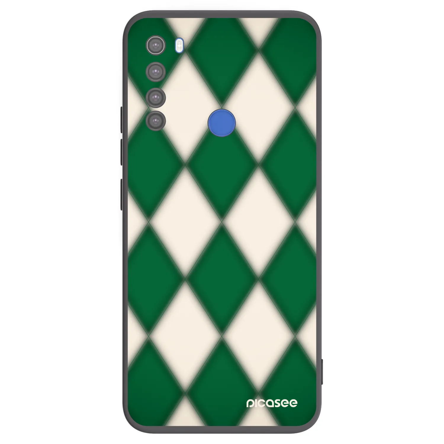 Picasee Μαύρη θήκη σιλικόνης για Xiaomi Redmi Note 8T - Emerald Diamond
