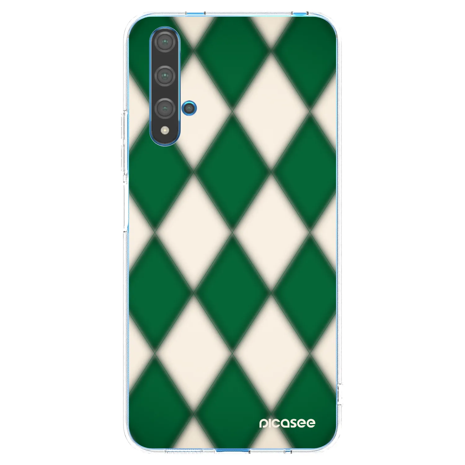 Picasee διαφανής θήκη σιλικόνης Huawei Nova 5T - Emerald Diamond