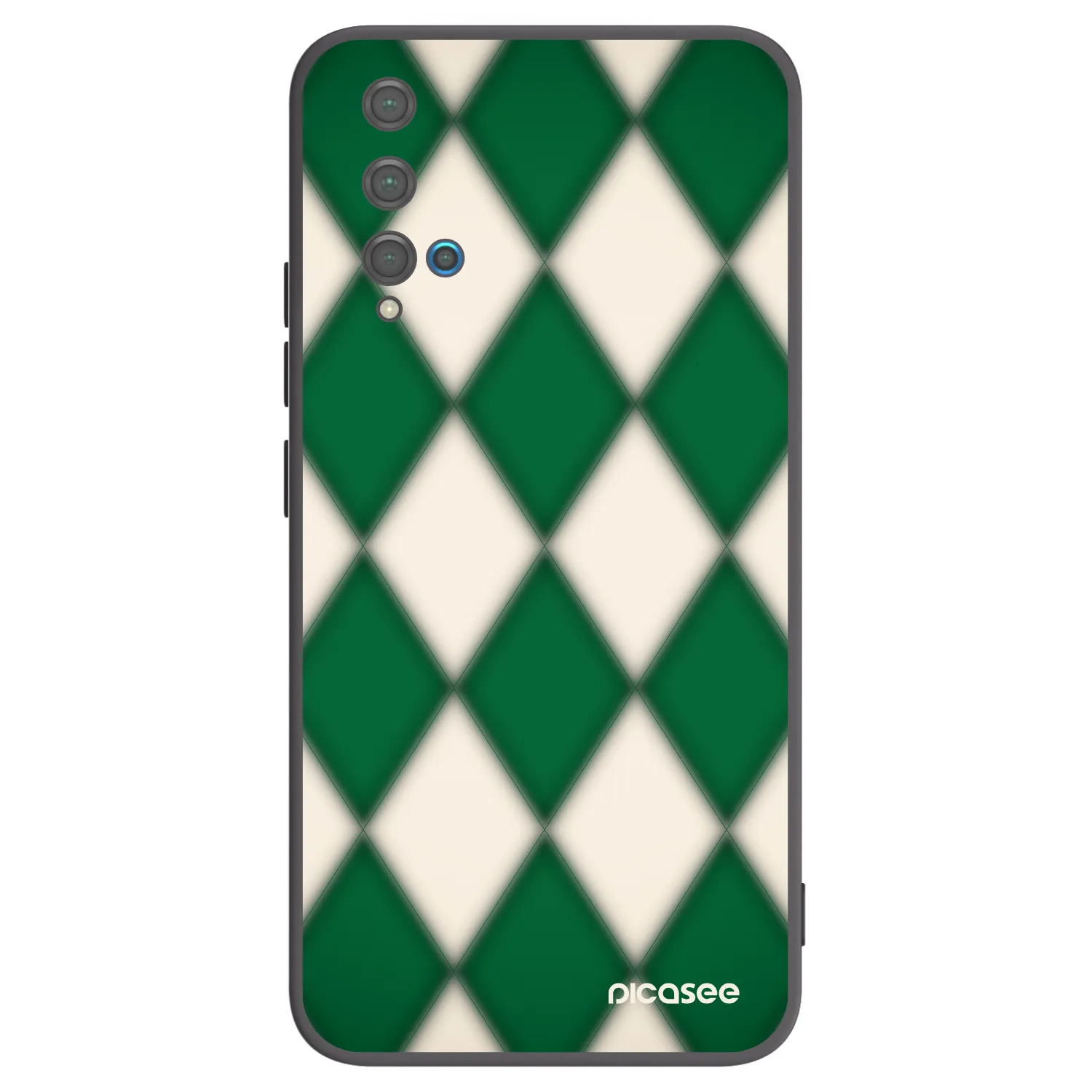 Picasee Μαύρη θήκη σιλικόνης για Huawei Nova 5T - Emerald Diamond