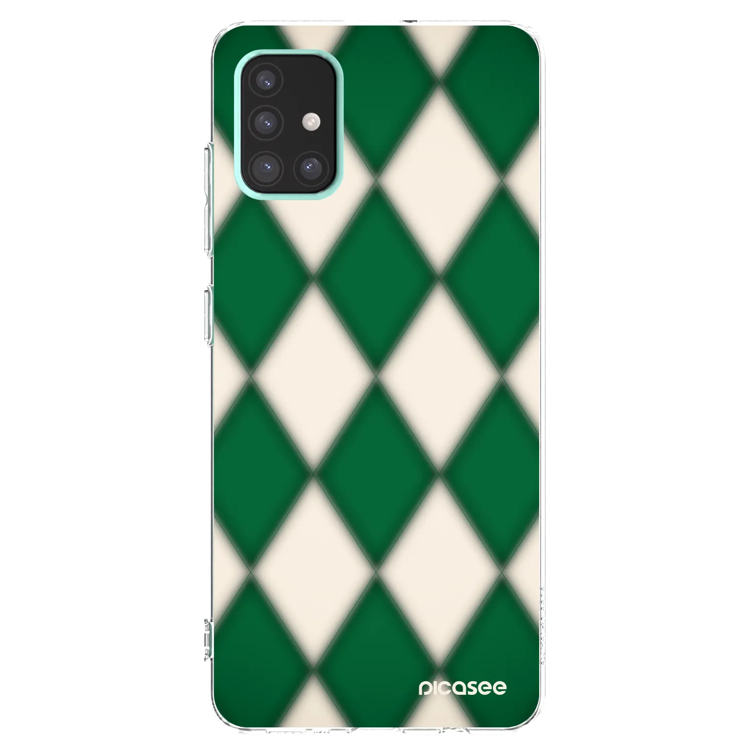 Picasee διαφανής θήκη σιλικόνης Samsung Galaxy A51 A515F - Emerald Diamond