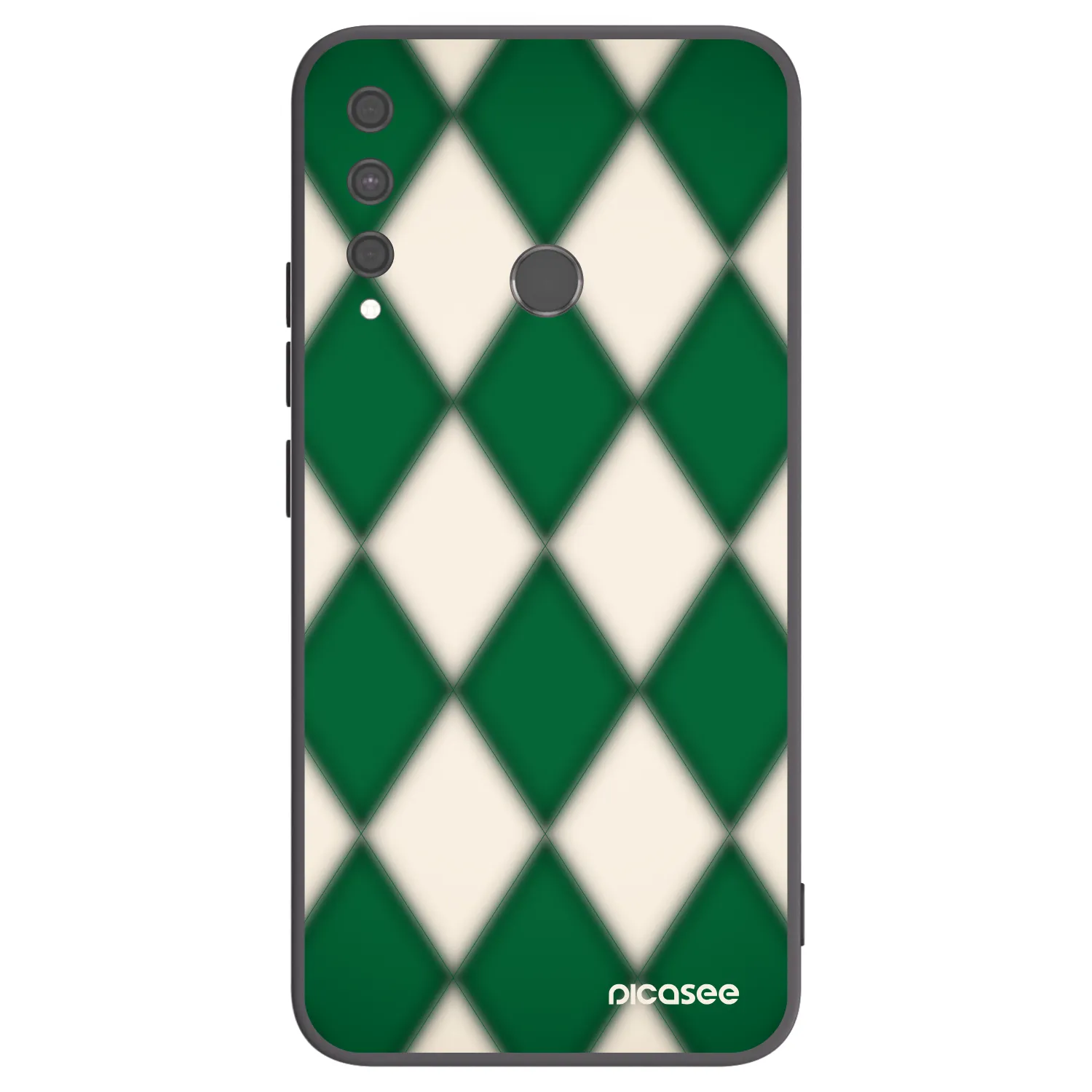 Picasee Μαύρη θήκη σιλικόνης για Huawei P40 Lite E - Emerald Diamond