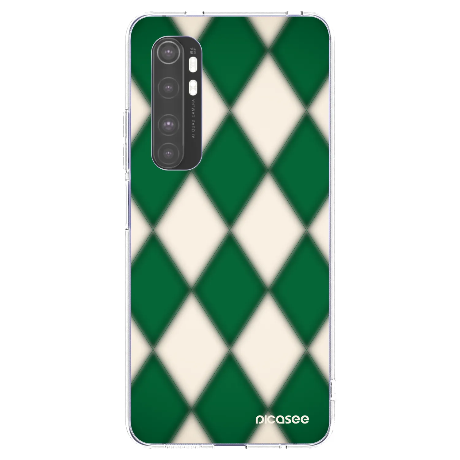 Picasee διαφανής θήκη σιλικόνης Xiaomi Mi Note 10 Lite - Emerald Diamond