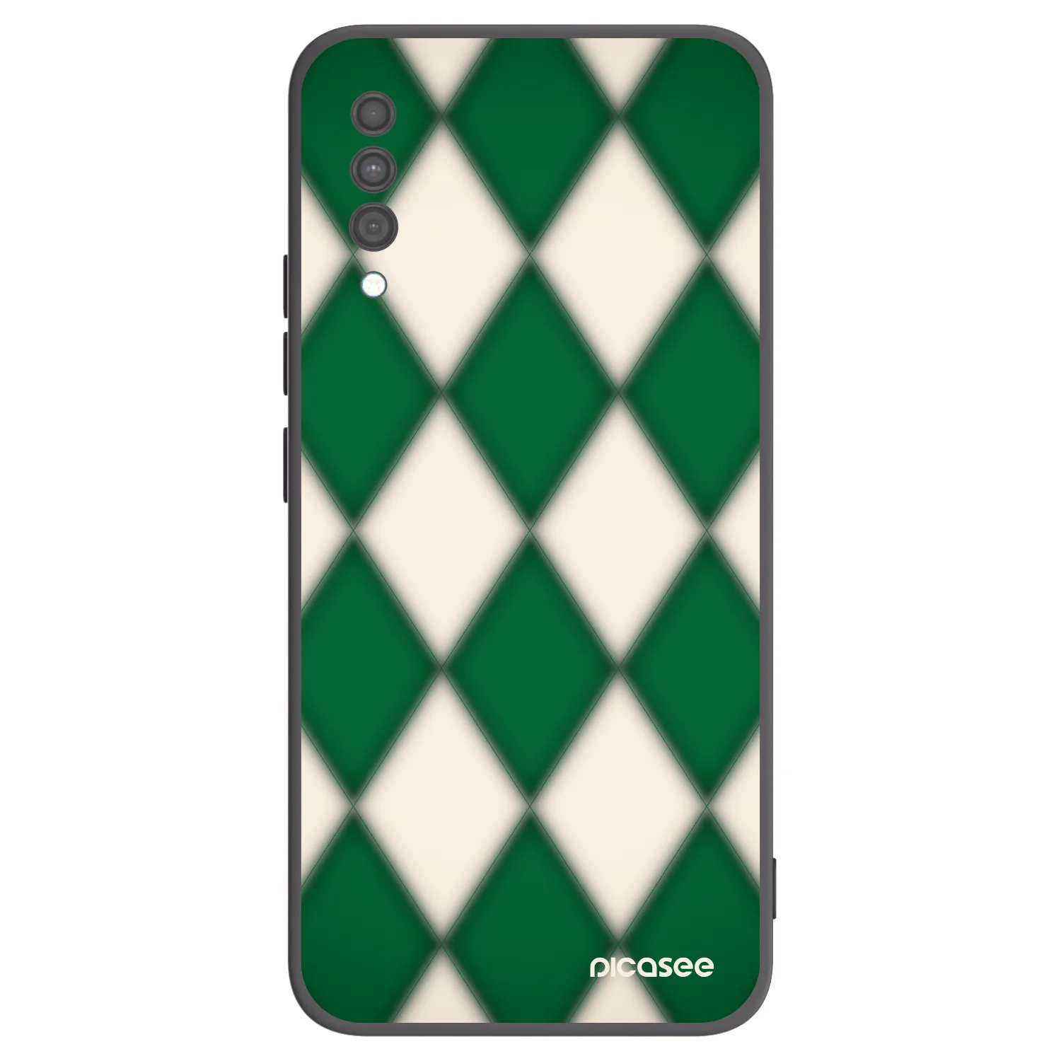 Picasee Μαύρη θήκη σιλικόνης για Samsung Galaxy A30s A307F - Emerald Diamond