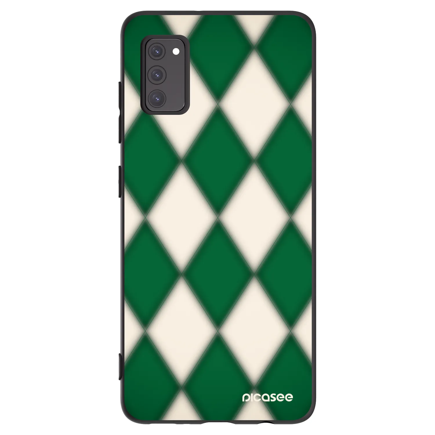 Picasee Μαύρη θήκη σιλικόνης για Samsung Galaxy A41 A415F - Emerald Diamond