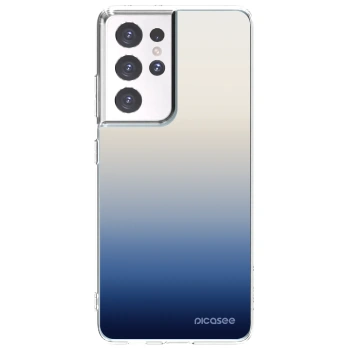 Picasee διαφανής θήκη σιλικόνης Samsung Galaxy S21 Ultra 5G G998B - Gravity Fade