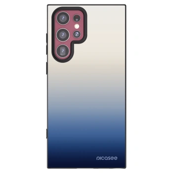 Picasee Μαύρη θήκη σιλικόνης για Samsung Galaxy S22 Ultra 5G - Gravity Fade