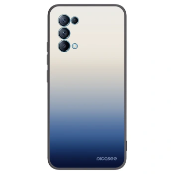 Picasee Μαύρη θήκη σιλικόνης για OPPO A16s - Gravity Fade