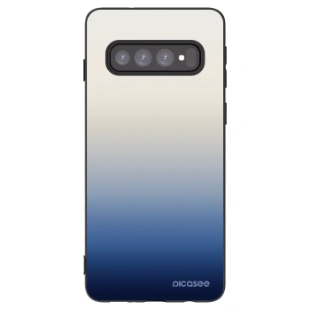 Picasee Μαύρη θήκη σιλικόνης για Samsung Galaxy S10 G973 - Gravity Fade
