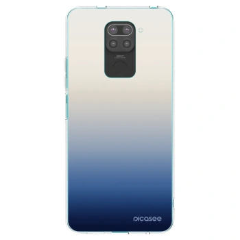 Picasee Μαύρη θήκη σιλικόνης για Xiaomi Redmi Note 9 - Gravity Fade