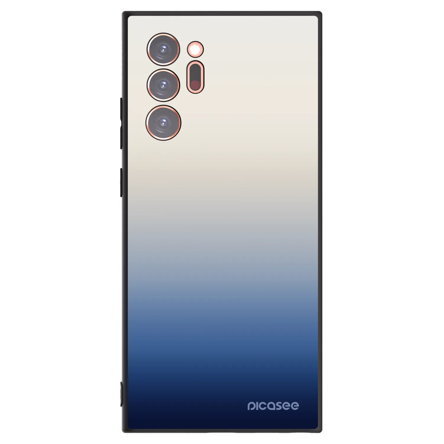 Picasee Μαύρη θήκη σιλικόνης για Samsung Galaxy Note 20 Ultra - Gravity Fade
