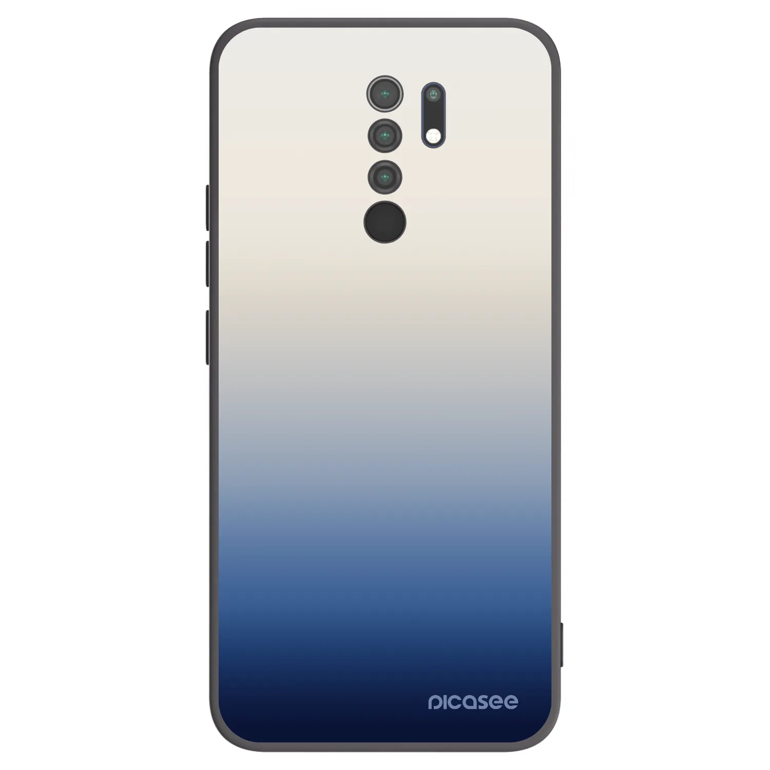 Picasee Μαύρη θήκη σιλικόνης για Xiaomi Redmi 9 - Gravity Fade