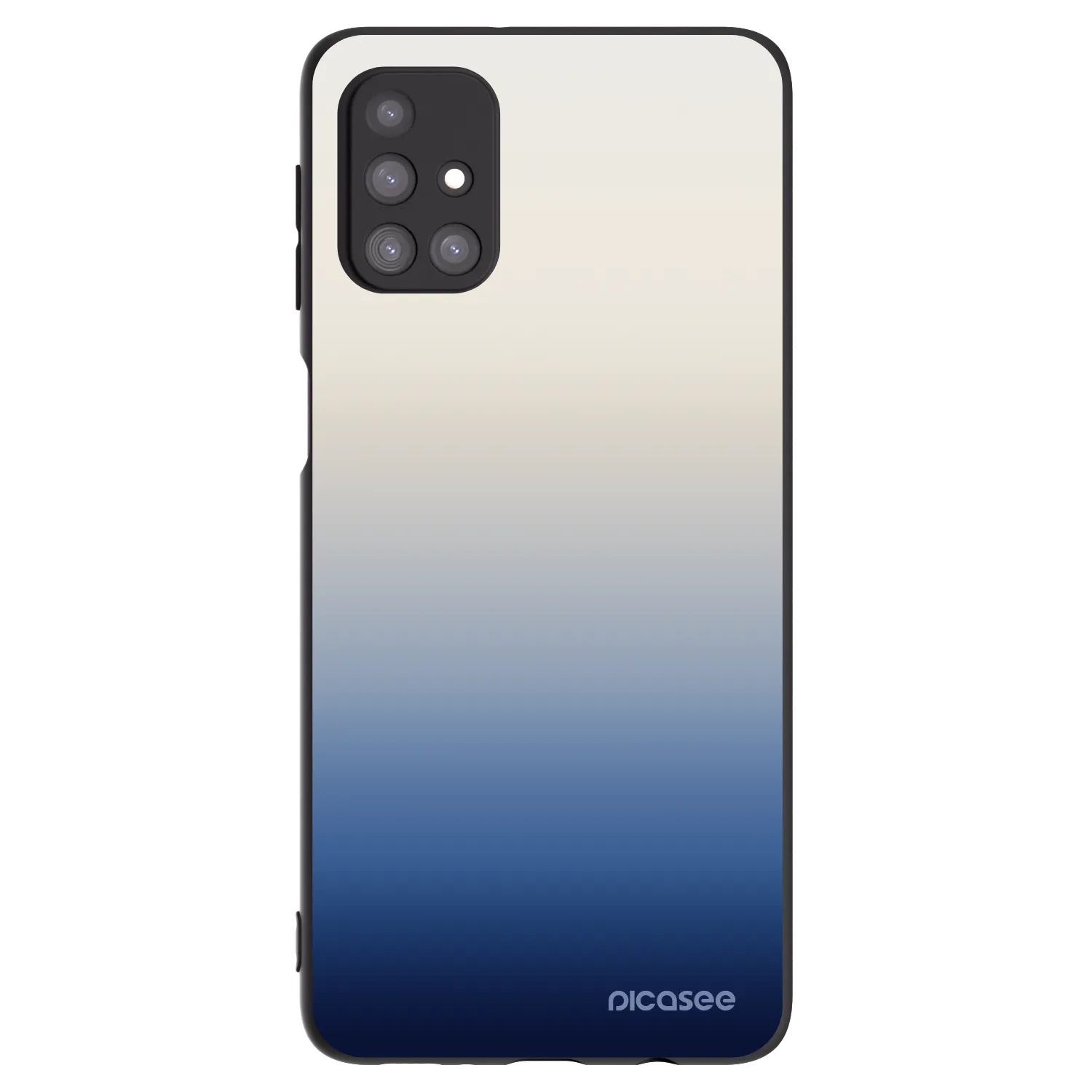 Picasee Μαύρη θήκη σιλικόνης για Samsung Galaxy M31s - Gravity Fade