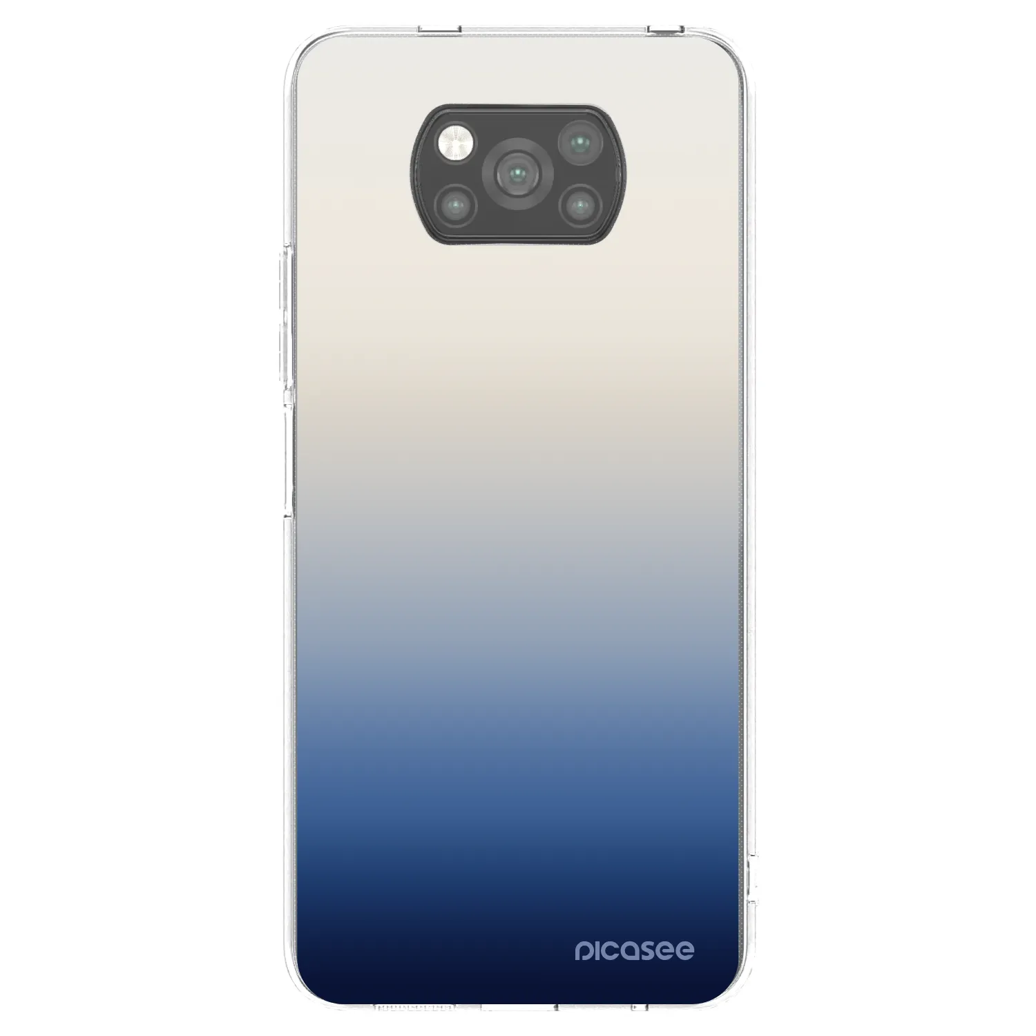 Picasee Μαύρη θήκη σιλικόνης για Xiaomi Poco X3 - Gravity Fade