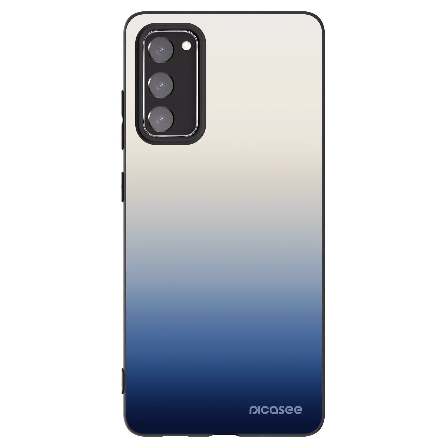 Picasee Μαύρη θήκη σιλικόνης για Samsung Galaxy S20 FE - Gravity Fade