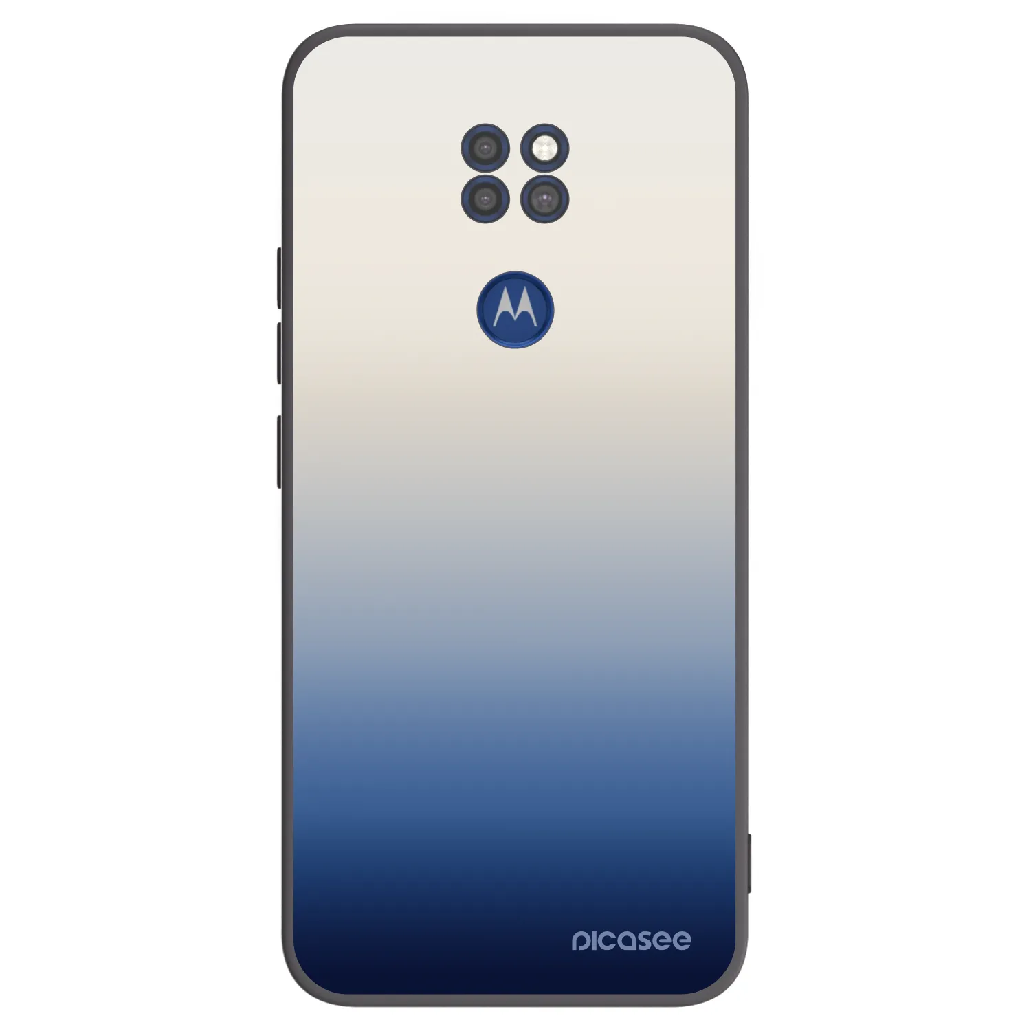 Picasee Μαύρη θήκη σιλικόνης για Motorola Moto G9 Play - Gravity Fade