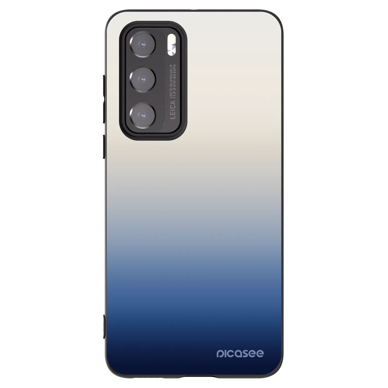 Picasee Μαύρη θήκη σιλικόνης για Huawei P40 - Gravity Fade