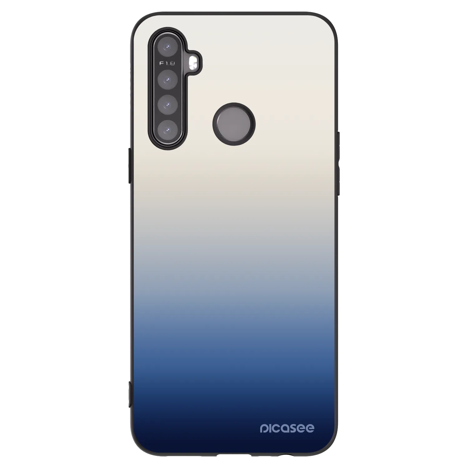 Picasee Μαύρη θήκη σιλικόνης για Realme 6i - Gravity Fade