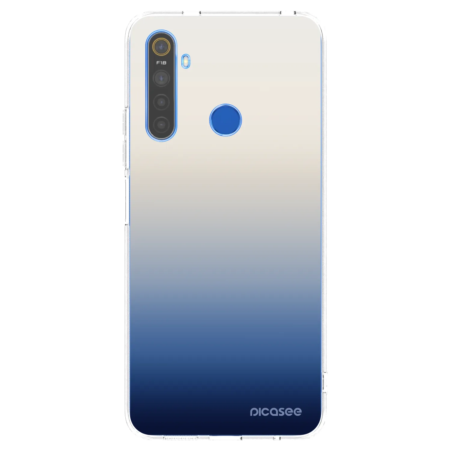 Picasee διαφανής θήκη σιλικόνης Realme 5 - Gravity Fade
