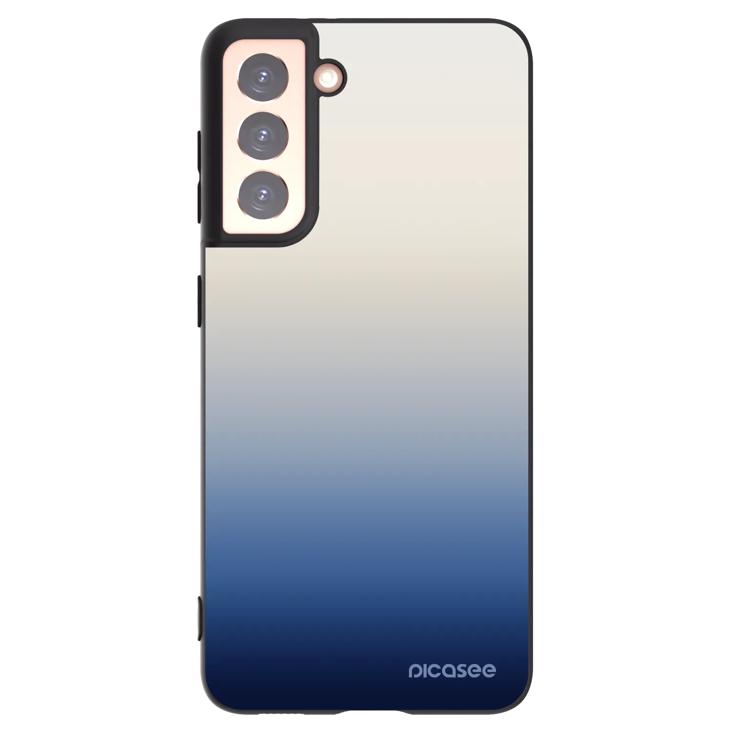 Picasee Μαύρη θήκη σιλικόνης για Samsung Galaxy S21 5G G991B - Gravity Fade