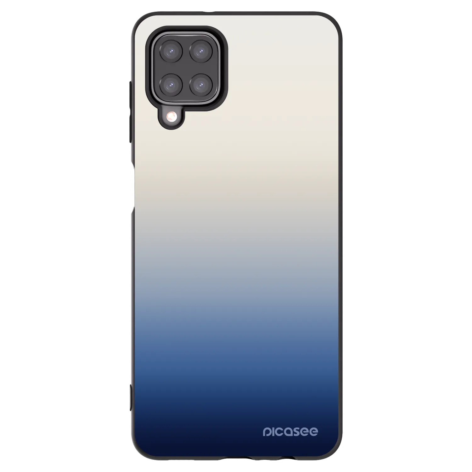 Picasee Μαύρη θήκη σιλικόνης για Samsung Galaxy A12 A125F - Gravity Fade