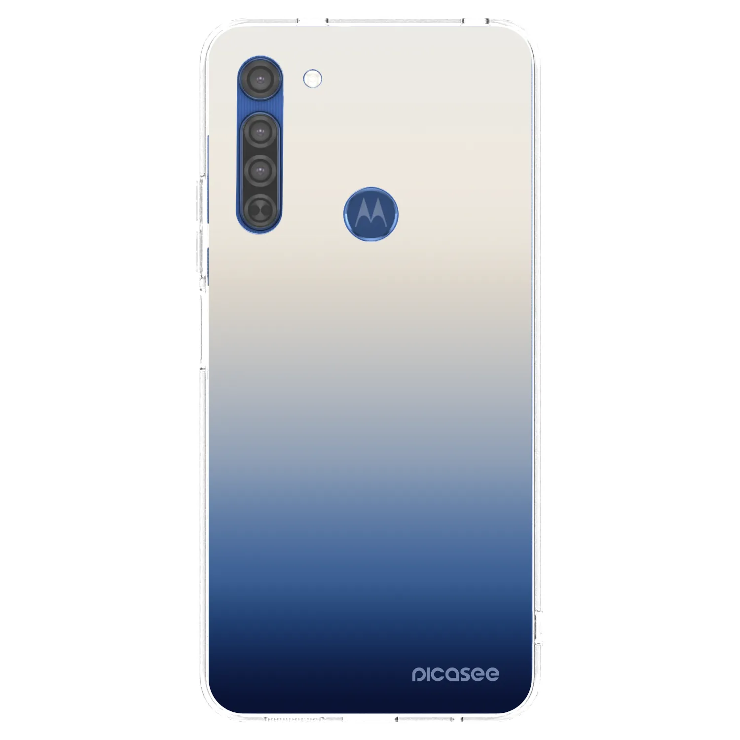 Picasee διαφανής θήκη σιλικόνης Motorola Moto G8 - Gravity Fade