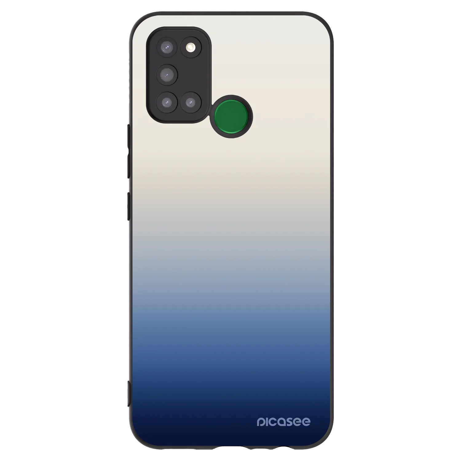 Picasee Μαύρη θήκη σιλικόνης για Realme 7i - Gravity Fade