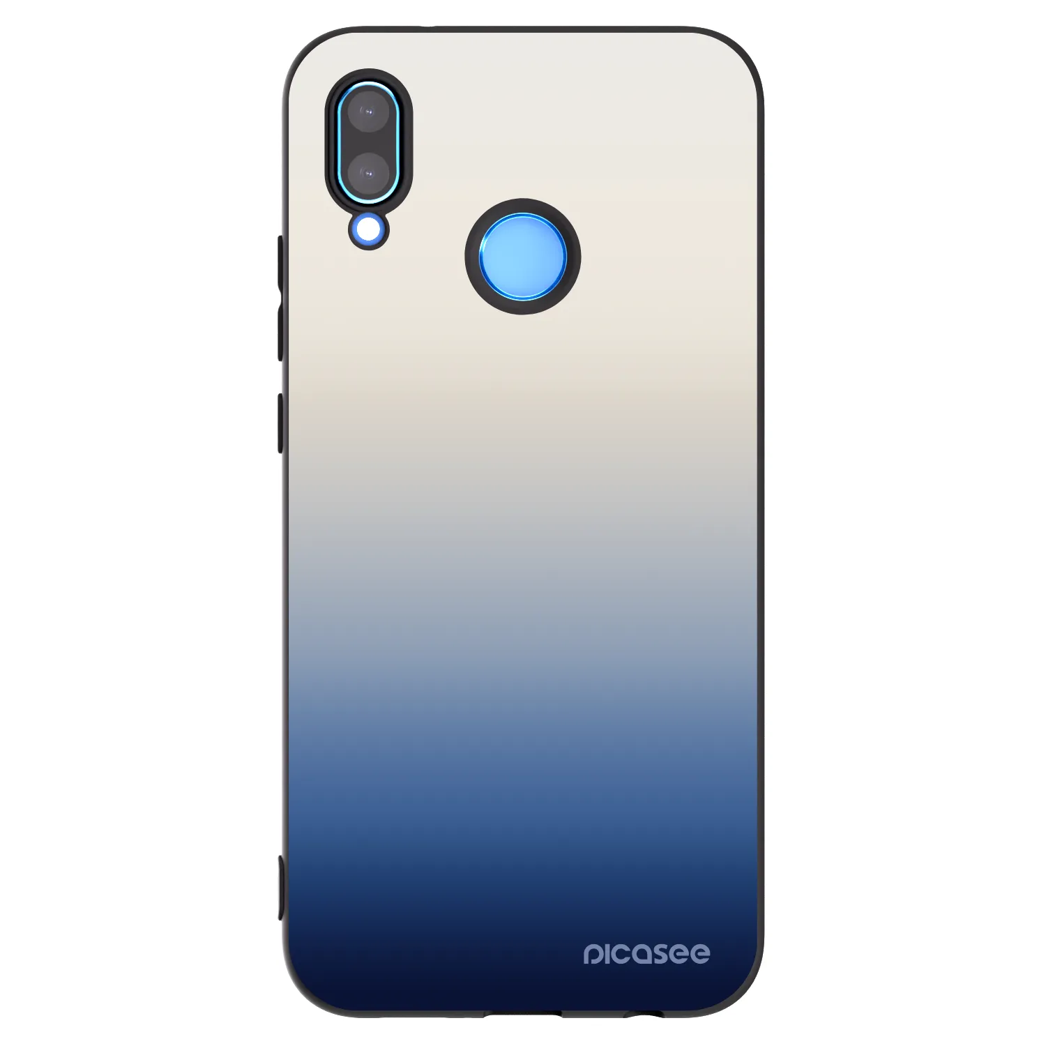 Picasee Μαύρη θήκη σιλικόνης για Huawei P20 Lite - Gravity Fade