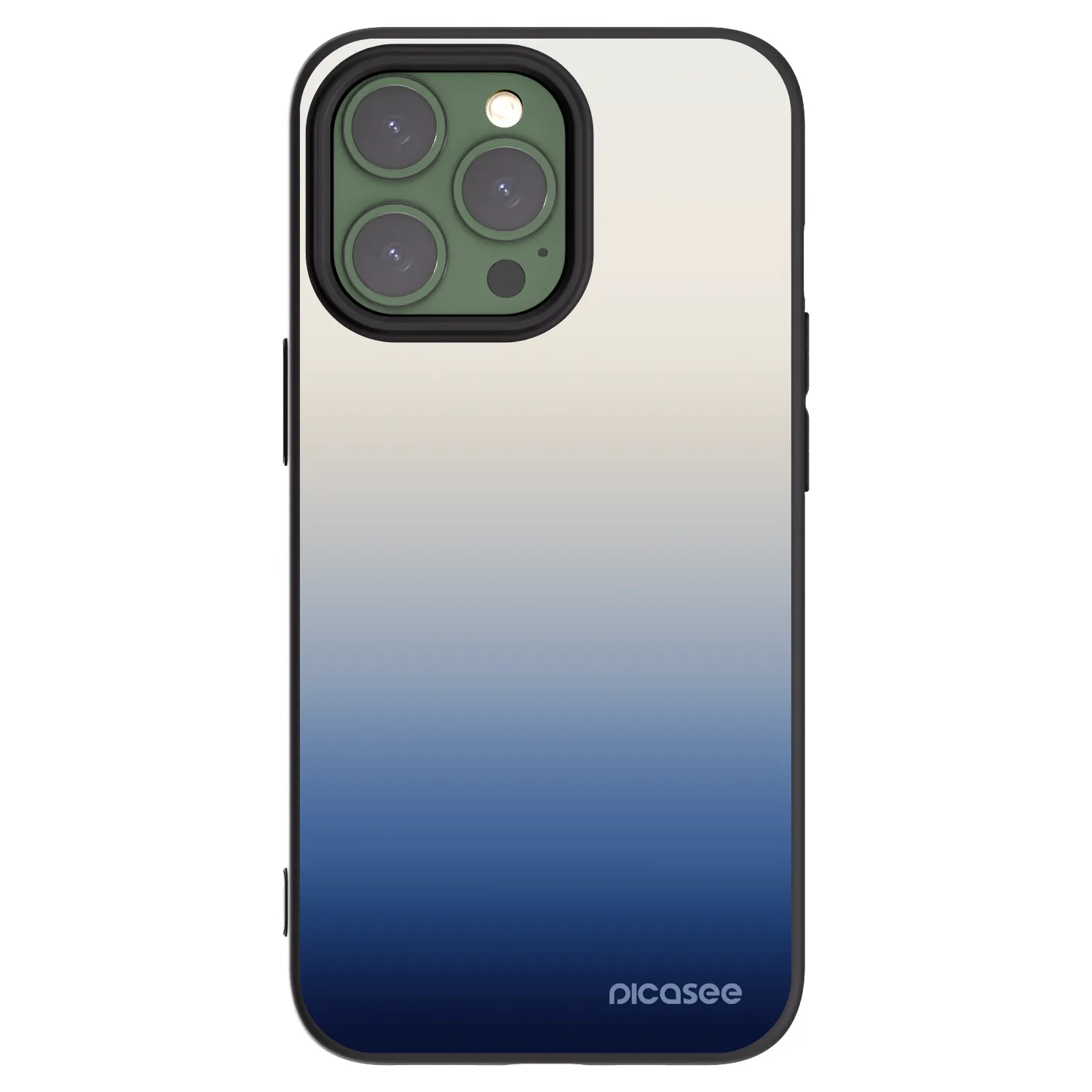Picasee Μαύρη θήκη σιλικόνης για Apple iPhone 13 Pro - Gravity Fade