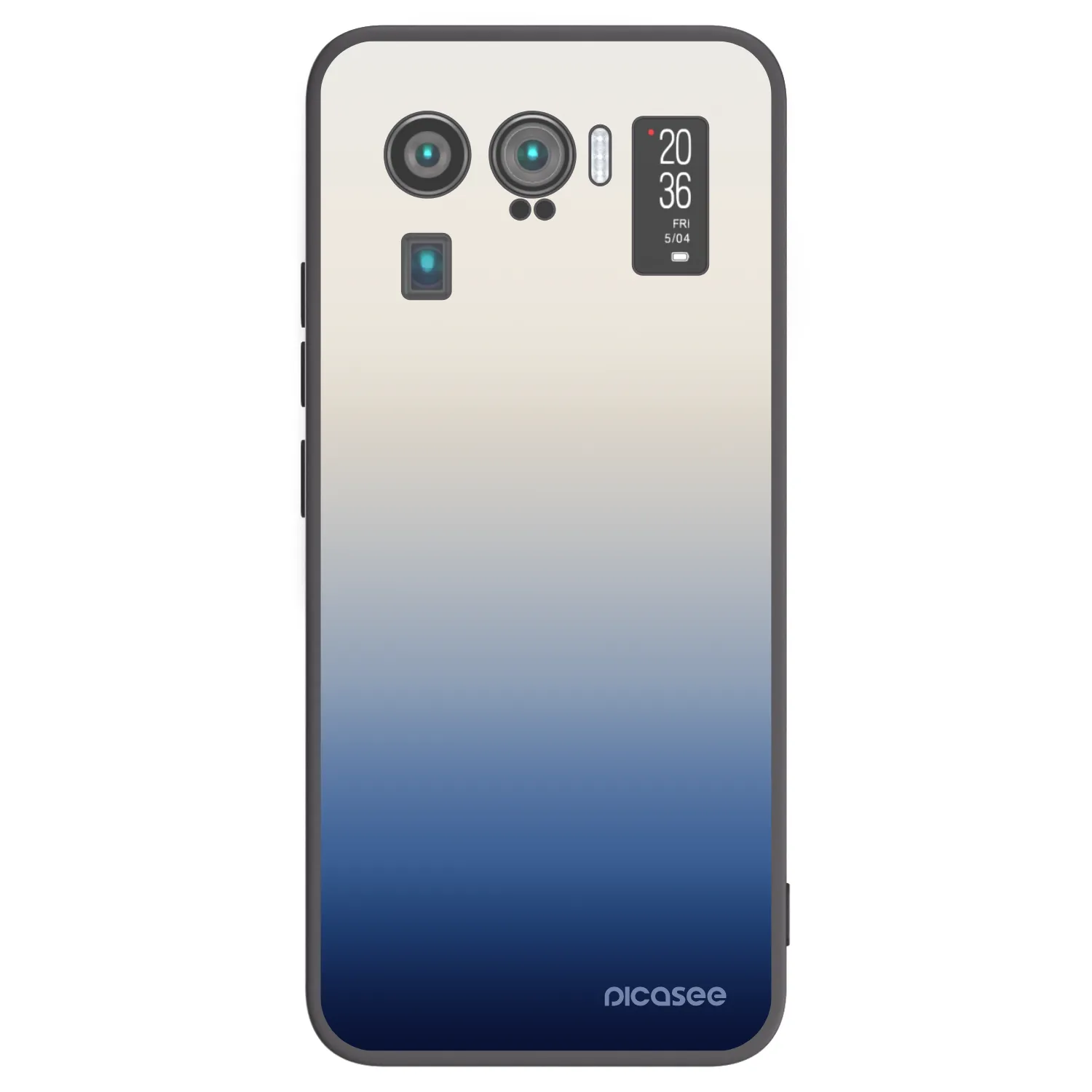 Picasee Μαύρη θήκη σιλικόνης για Xiaomi Mi 11 Ultra - Gravity Fade