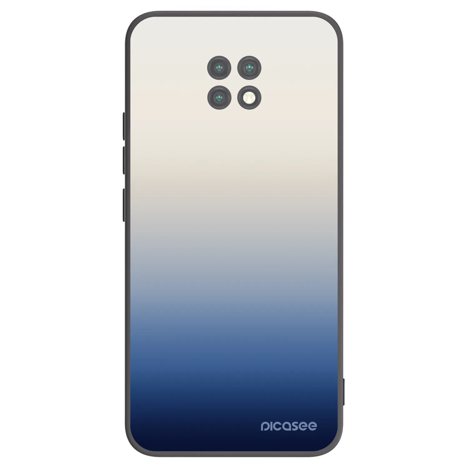 Picasee Μαύρη θήκη σιλικόνης για Xiaomi Redmi Note 9T - Gravity Fade