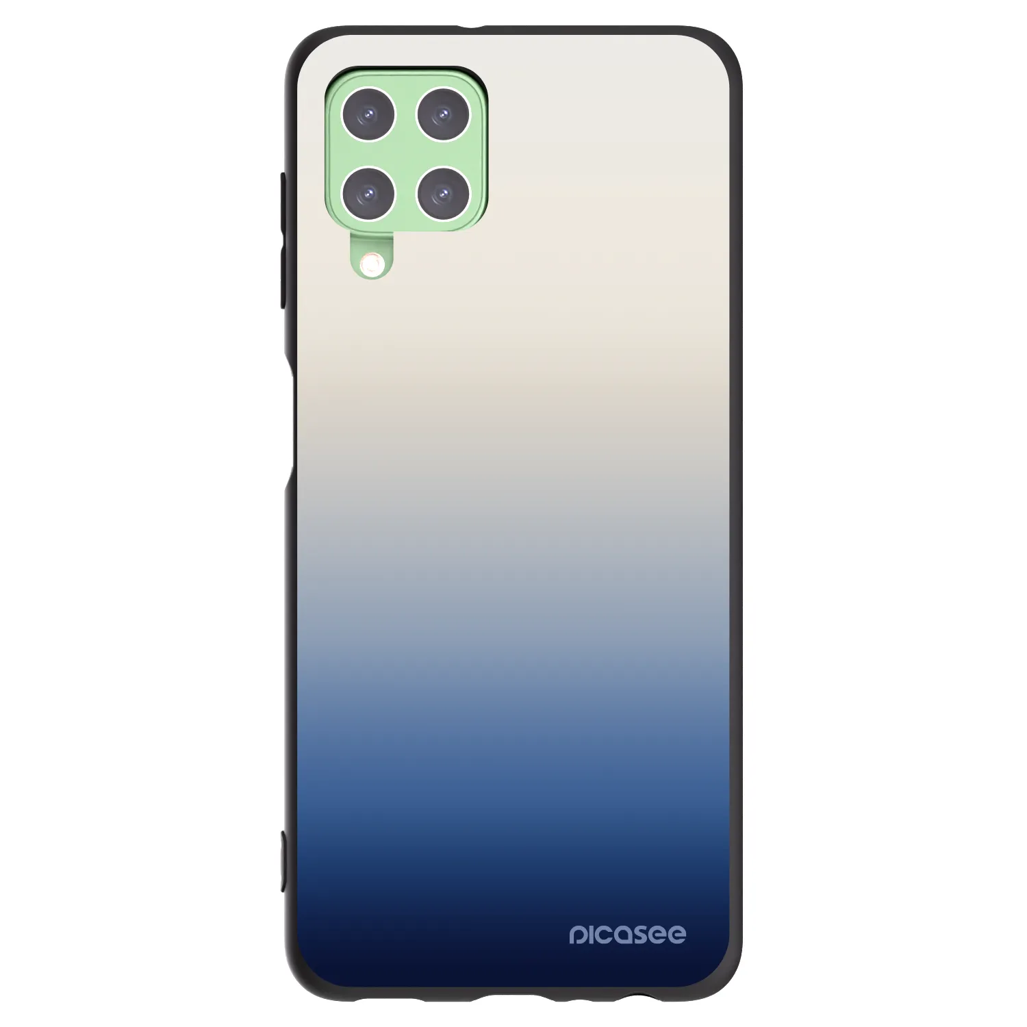 Picasee Μαύρη θήκη σιλικόνης για Samsung Galaxy A22 A225F 4G - Gravity Fade