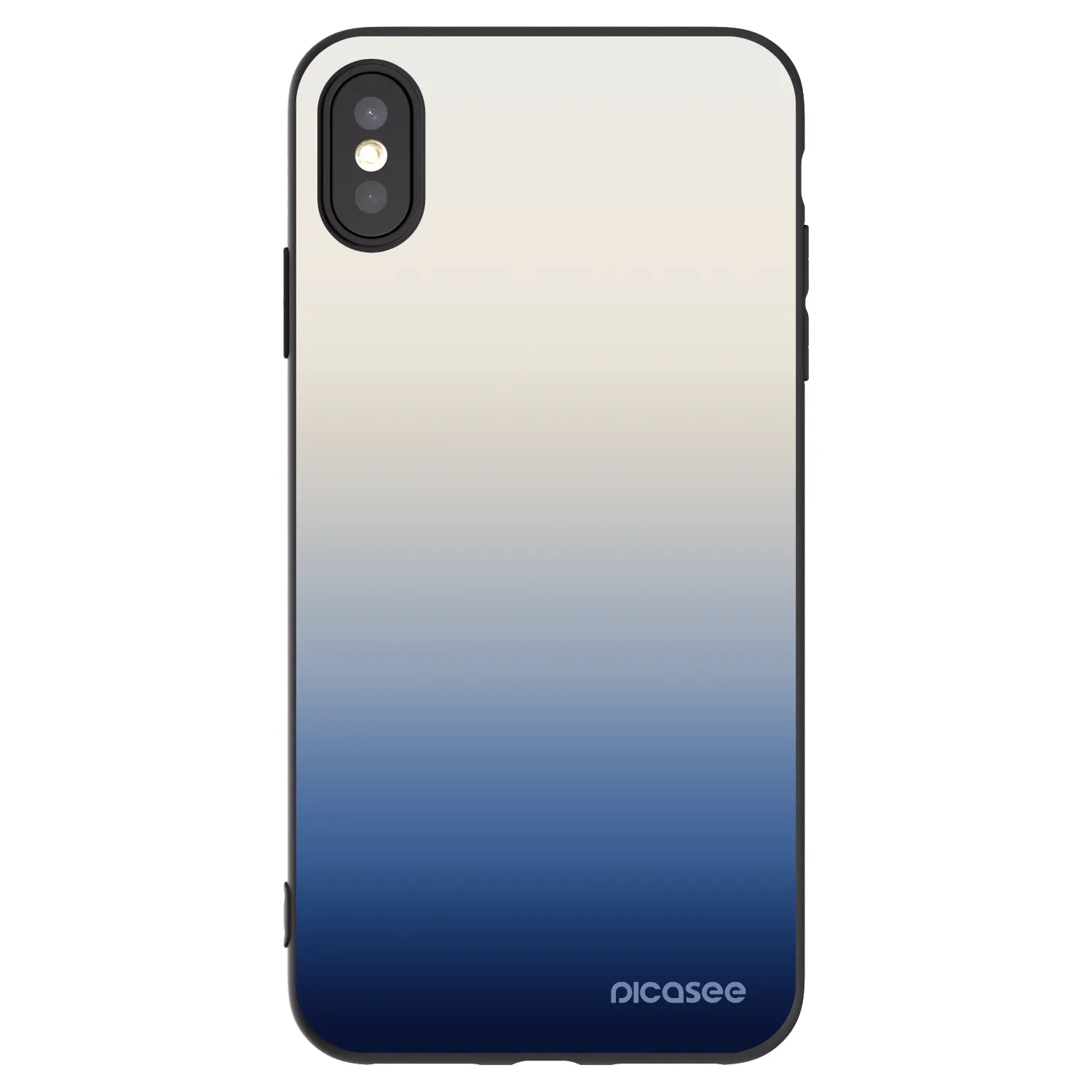Picasee Μαύρη θήκη σιλικόνης για Apple iPhone XS Max - Gravity Fade