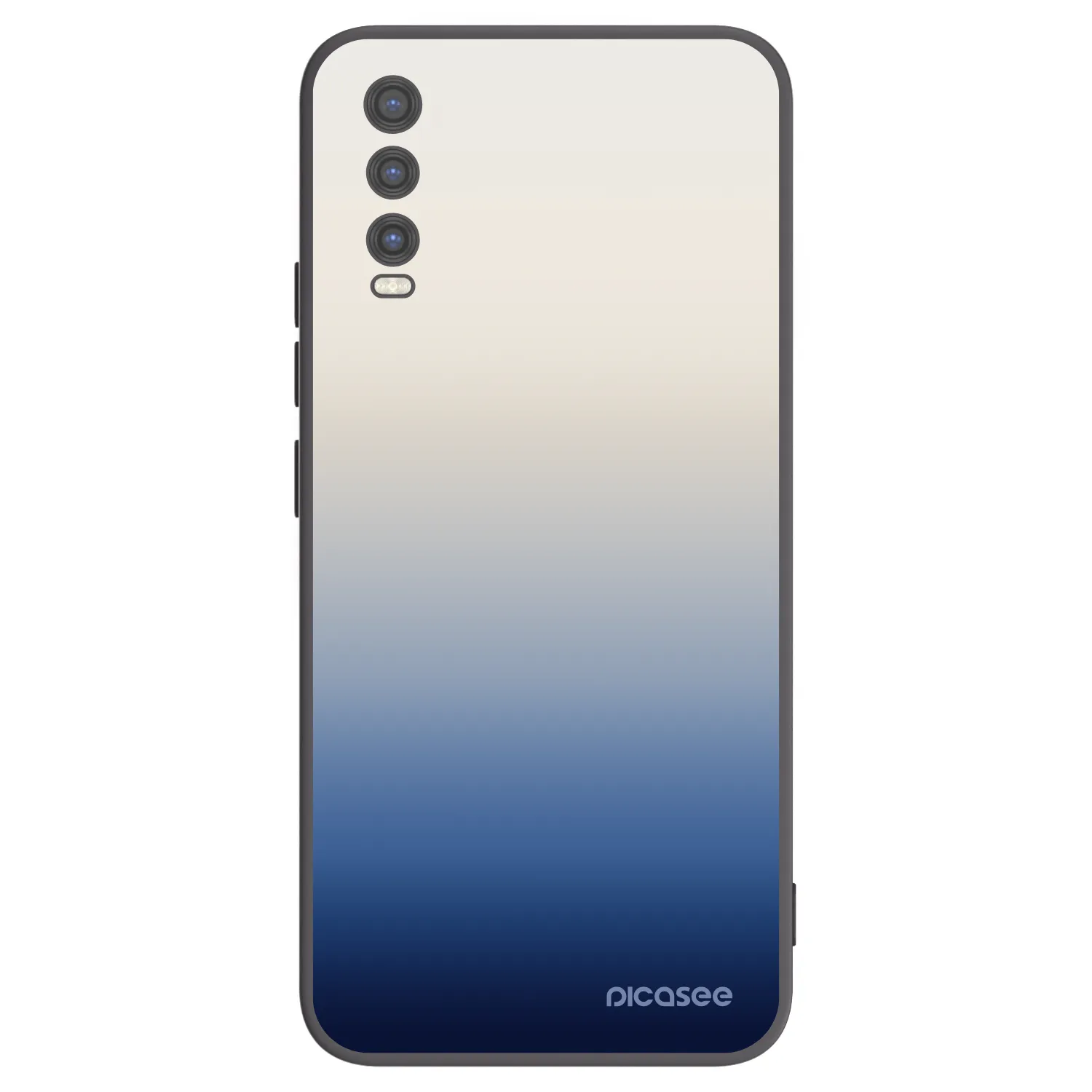 Picasee Μαύρη θήκη σιλικόνης για Vivo Y20s - Gravity Fade