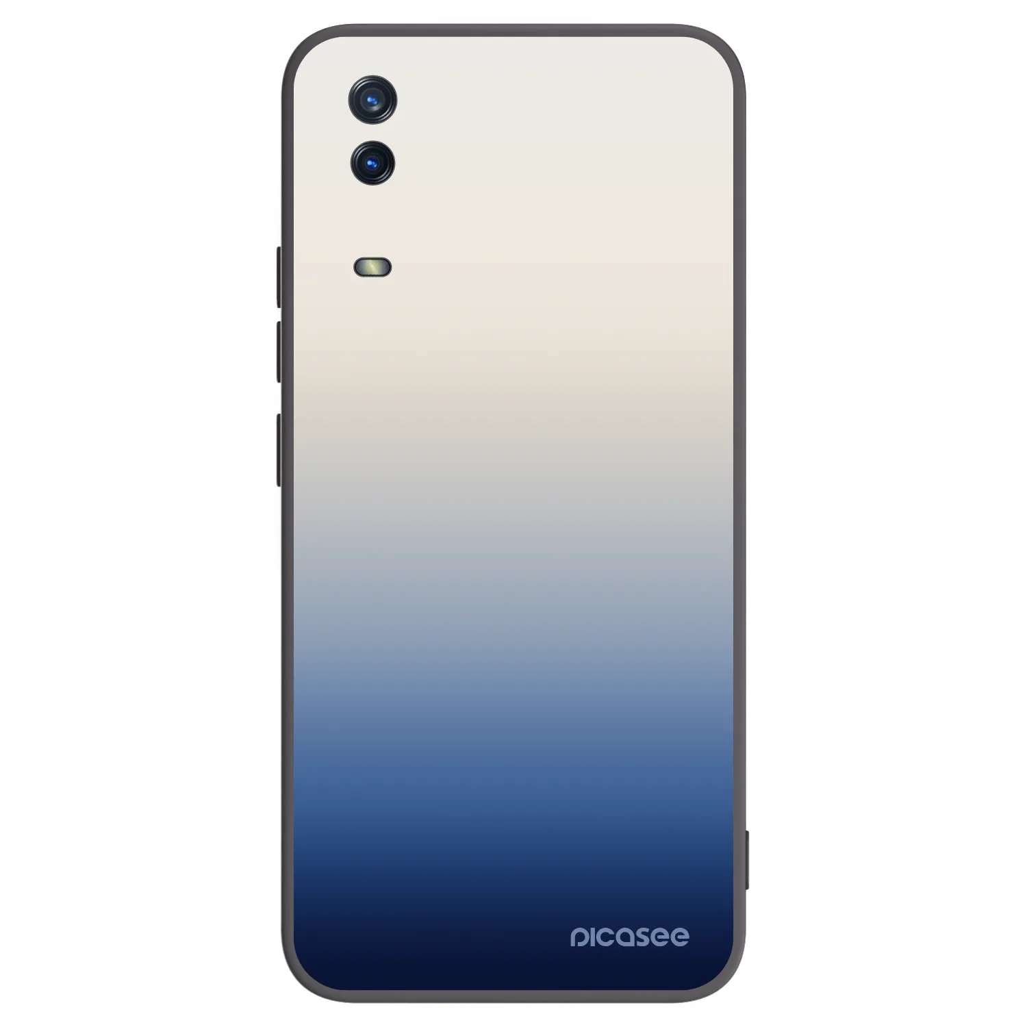 Picasee Μαύρη θήκη σιλικόνης για Vivo Y11s - Gravity Fade