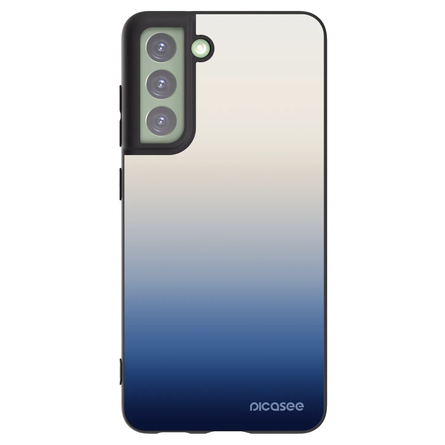 Picasee Μαύρη θήκη σιλικόνης για Samsung Galaxy S21 FE 5G - Gravity Fade