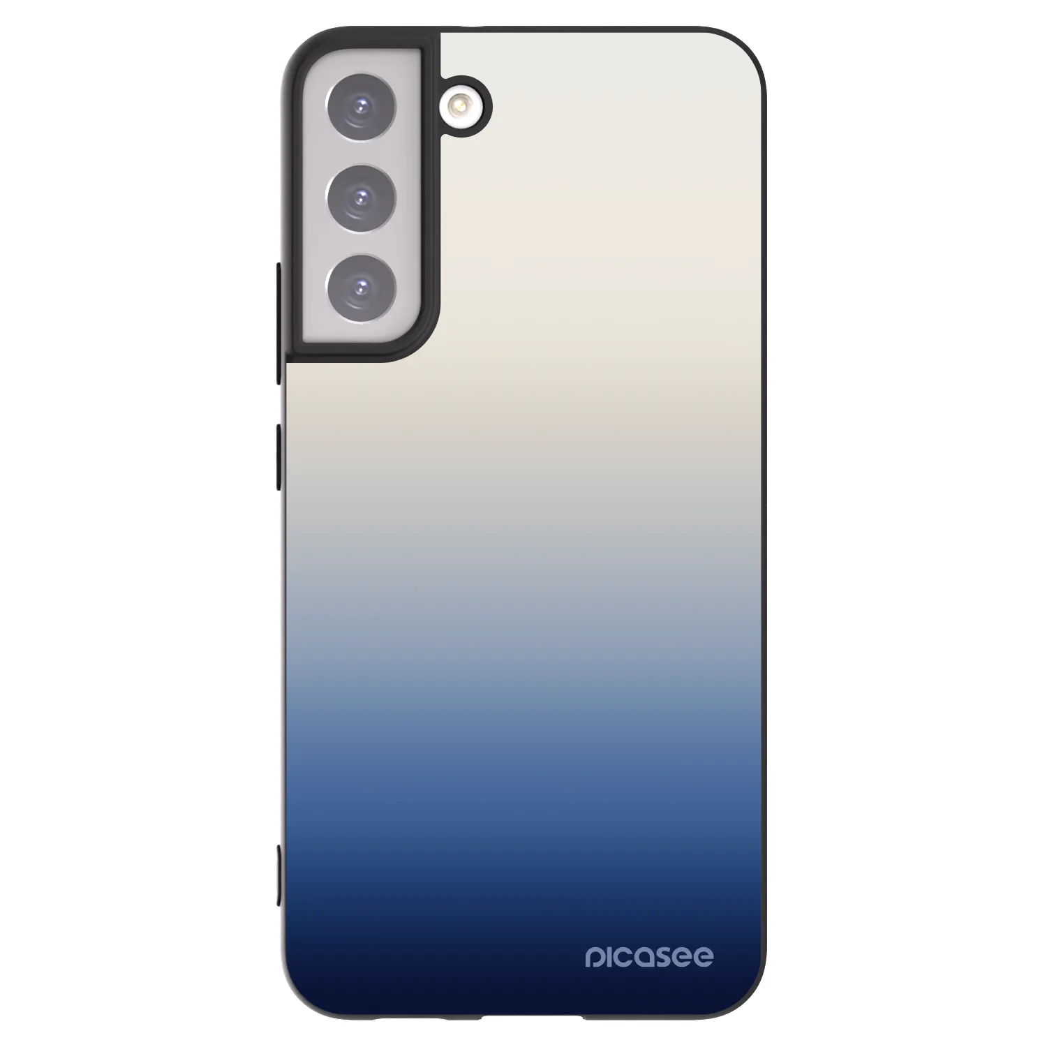 Picasee Μαύρη θήκη σιλικόνης για Samsung Galaxy S22+ 5G - Gravity Fade