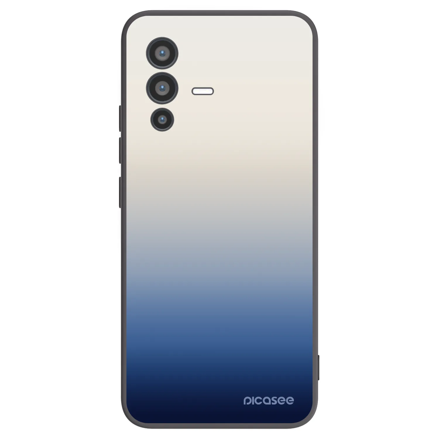 Picasee Μαύρη θήκη σιλικόνης για Vivo V23 5G - Gravity Fade