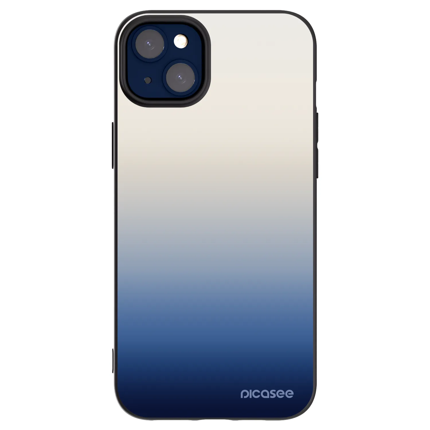 Picasee Μαύρη θήκη σιλικόνης για Apple iPhone 14 Plus - Gravity Fade