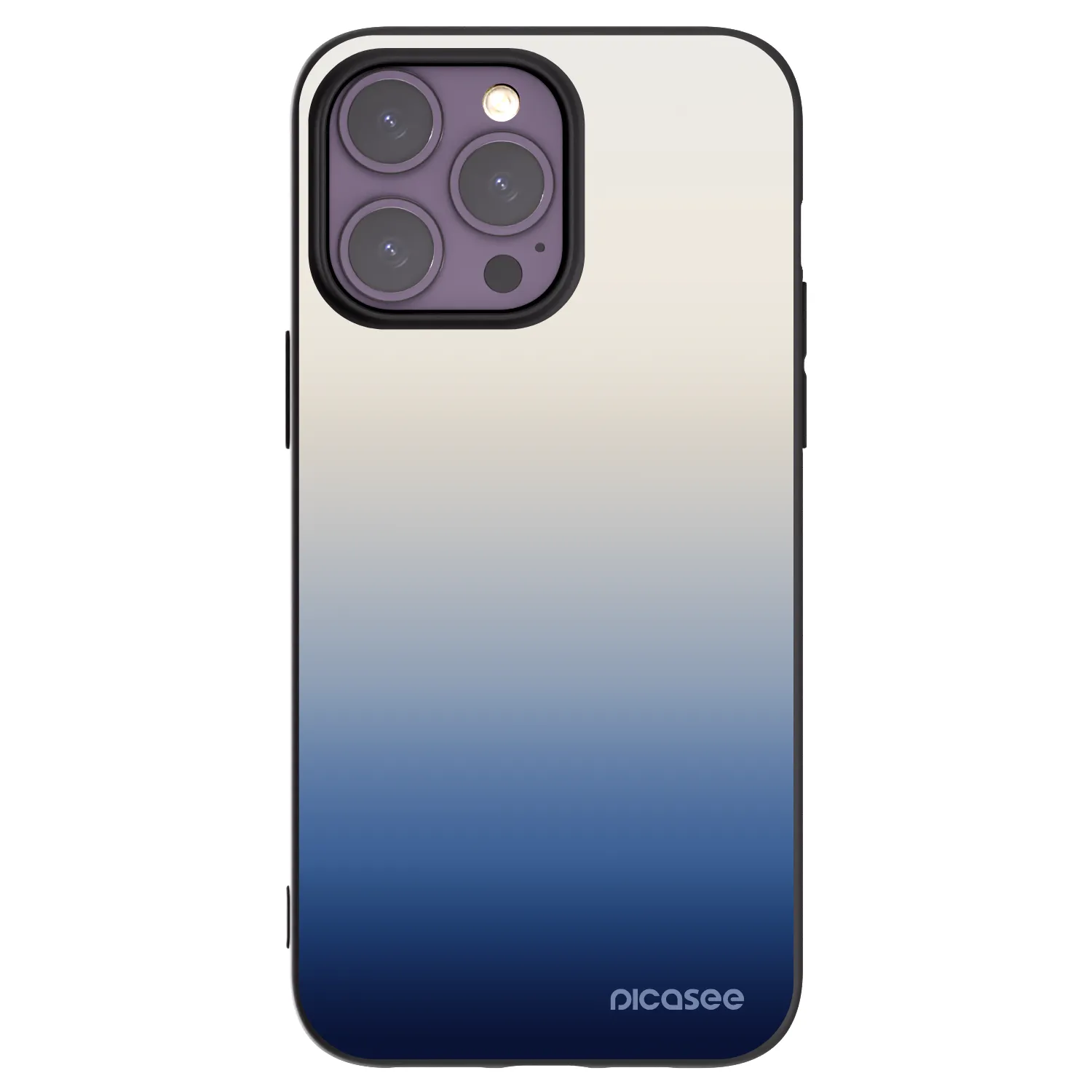Picasee Μαύρη θήκη σιλικόνης για Apple iPhone 14 Pro Max - Gravity Fade