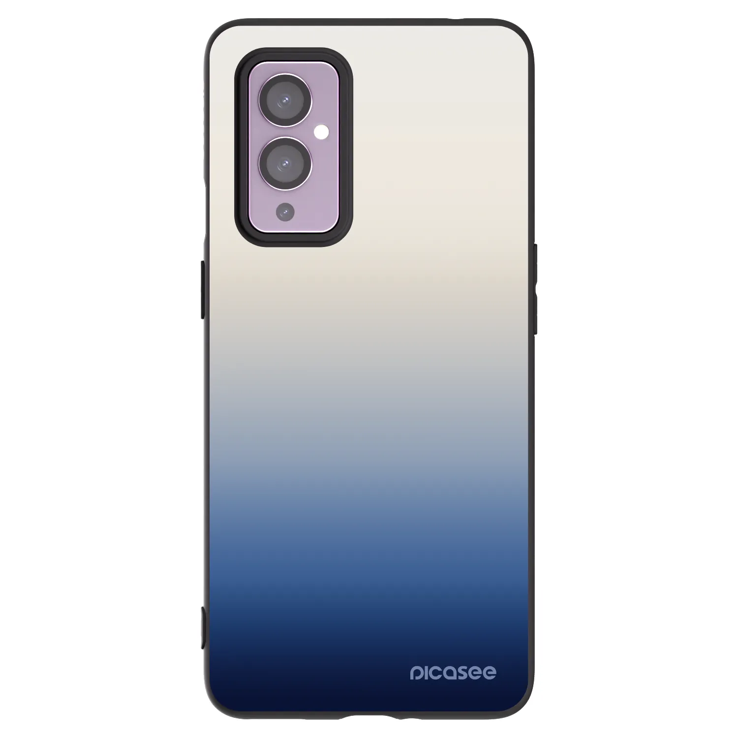 Picasee Μαύρη θήκη σιλικόνης για OnePlus 9 - Gravity Fade