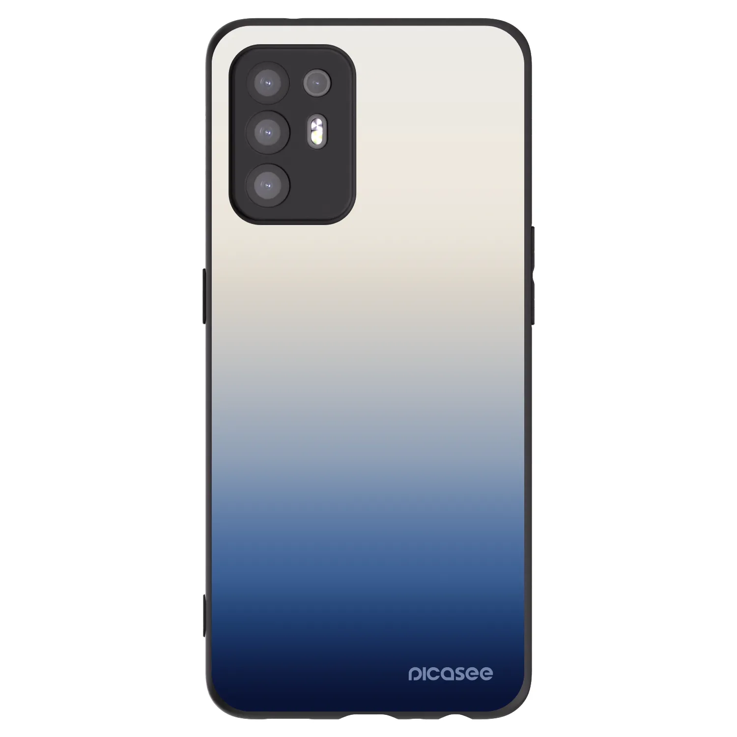 Picasee Μαύρη θήκη σιλικόνης για OPPO A94 5G - Gravity Fade