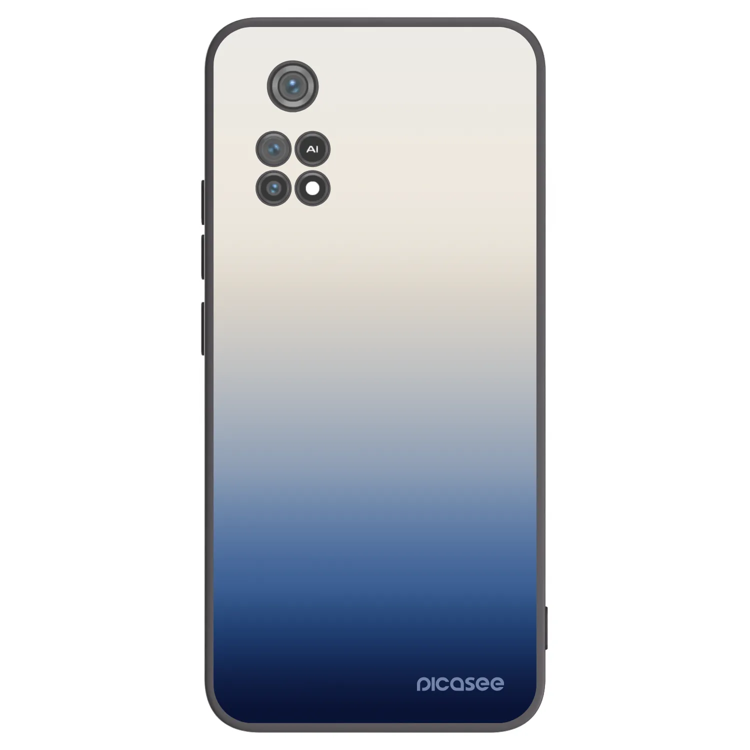 Picasee Μαύρη θήκη σιλικόνης για Xiaomi Poco M4 Pro - Gravity Fade