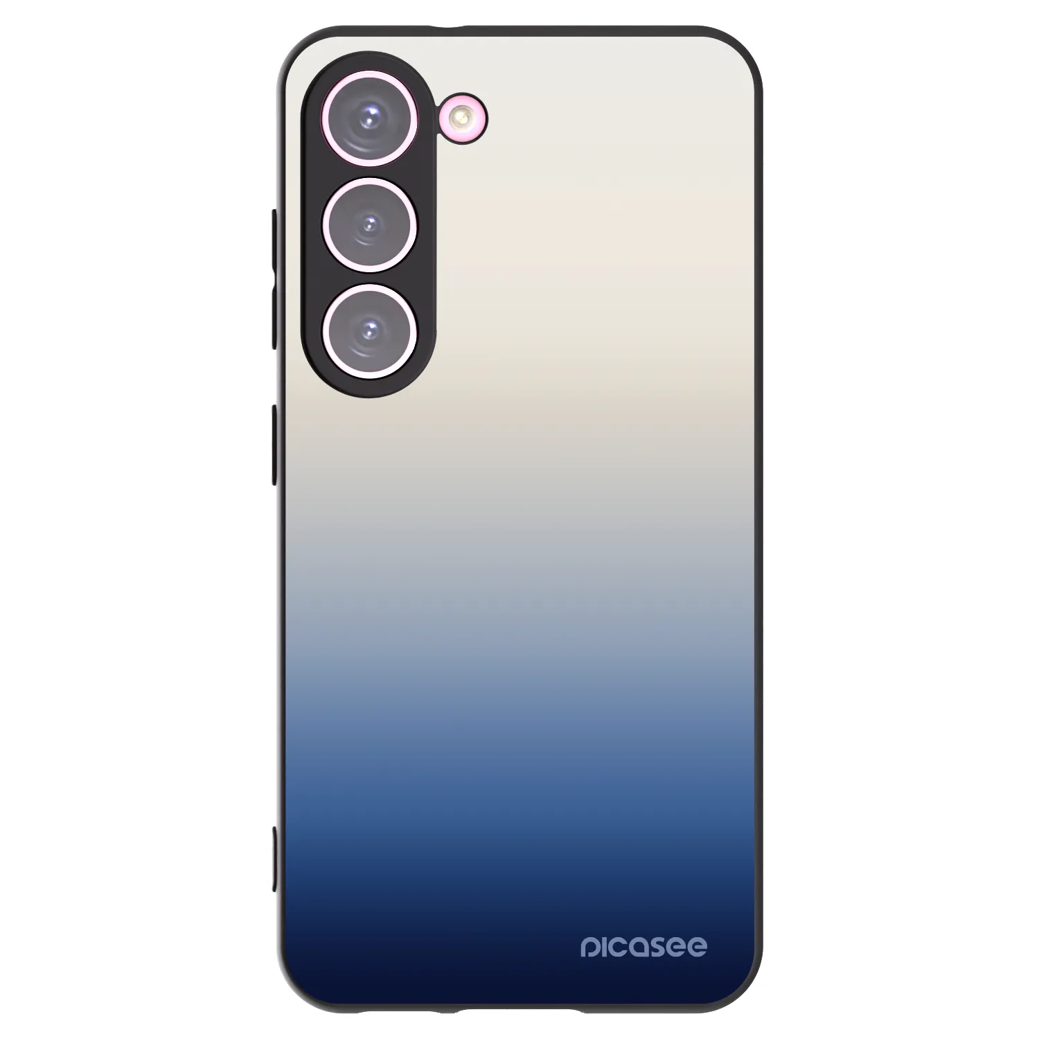 Picasee Μαύρη θήκη σιλικόνης για Samsung Galaxy S23 5G - Gravity Fade