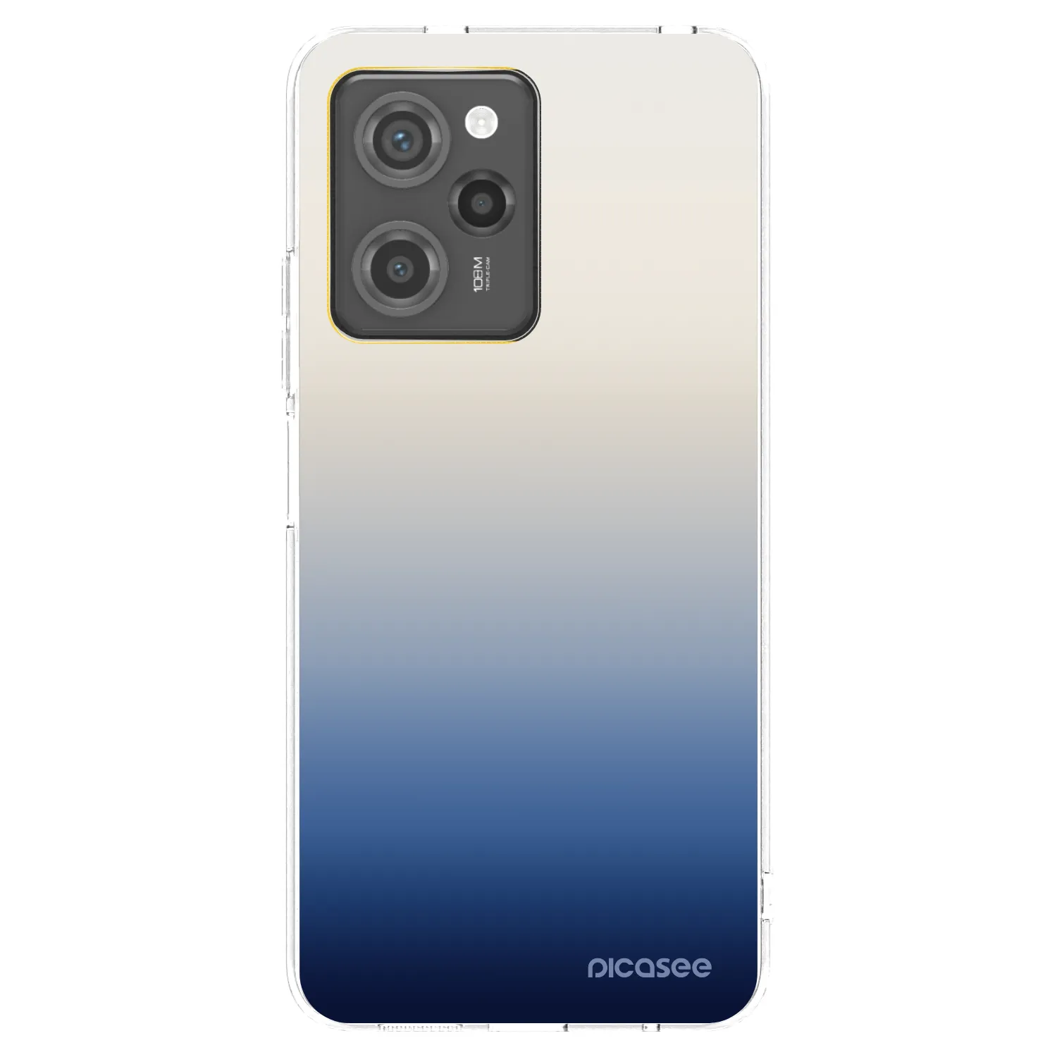 Picasee Μαύρη θήκη σιλικόνης για Xiaomi Poco X5 Pro - Gravity Fade