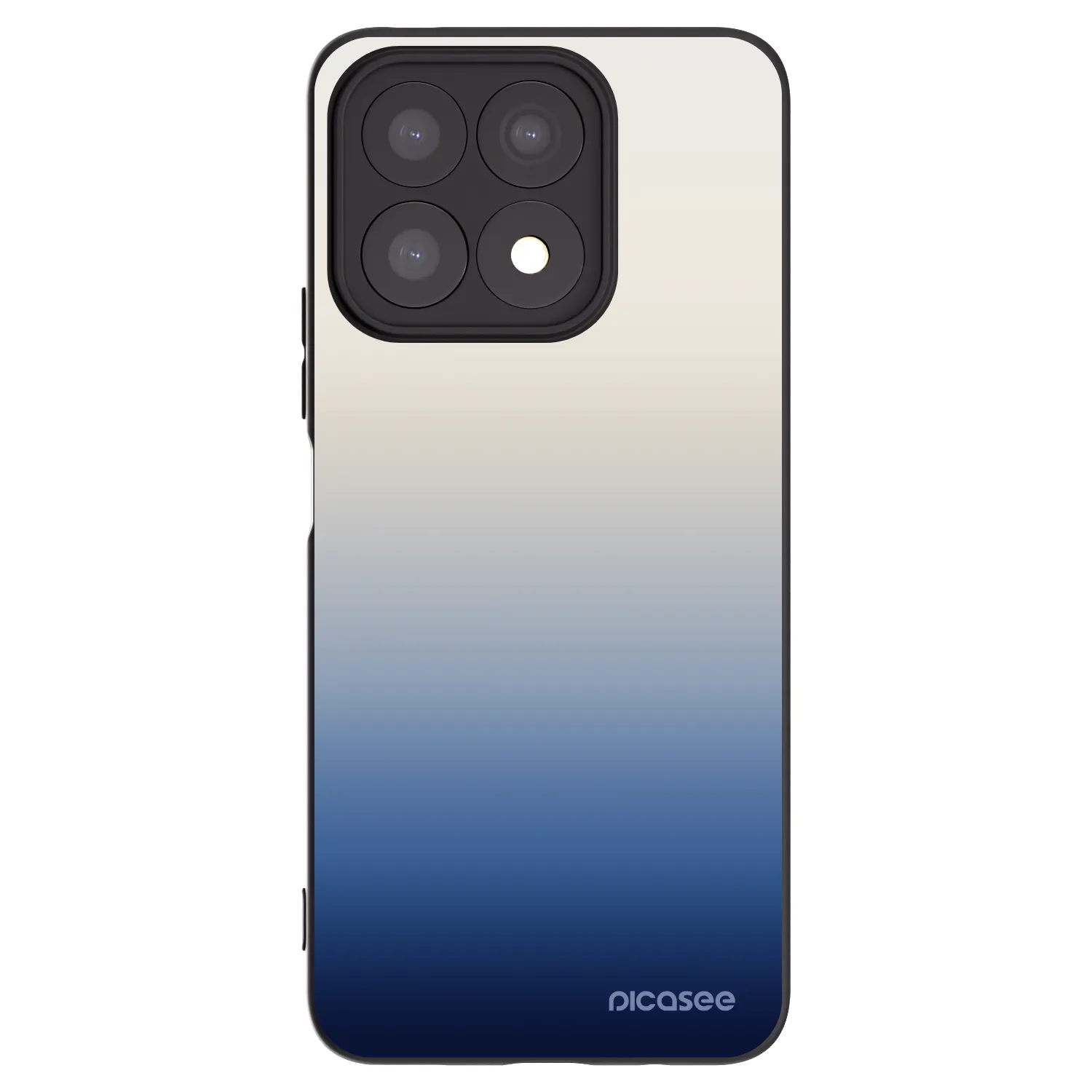 Picasee Μαύρη θήκη σιλικόνης για Honor X8a - Gravity Fade