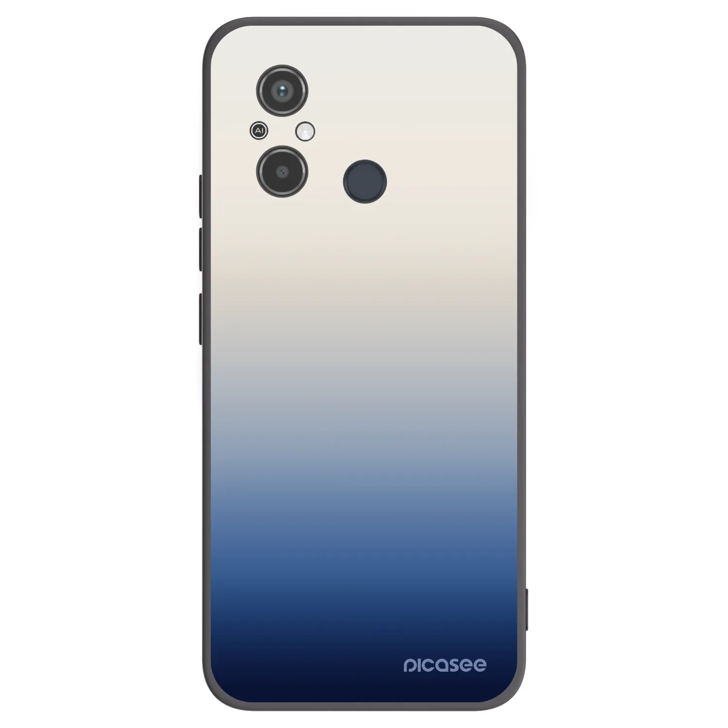 Picasee Μαύρη θήκη σιλικόνης για Xiaomi Redmi 12C - Gravity Fade