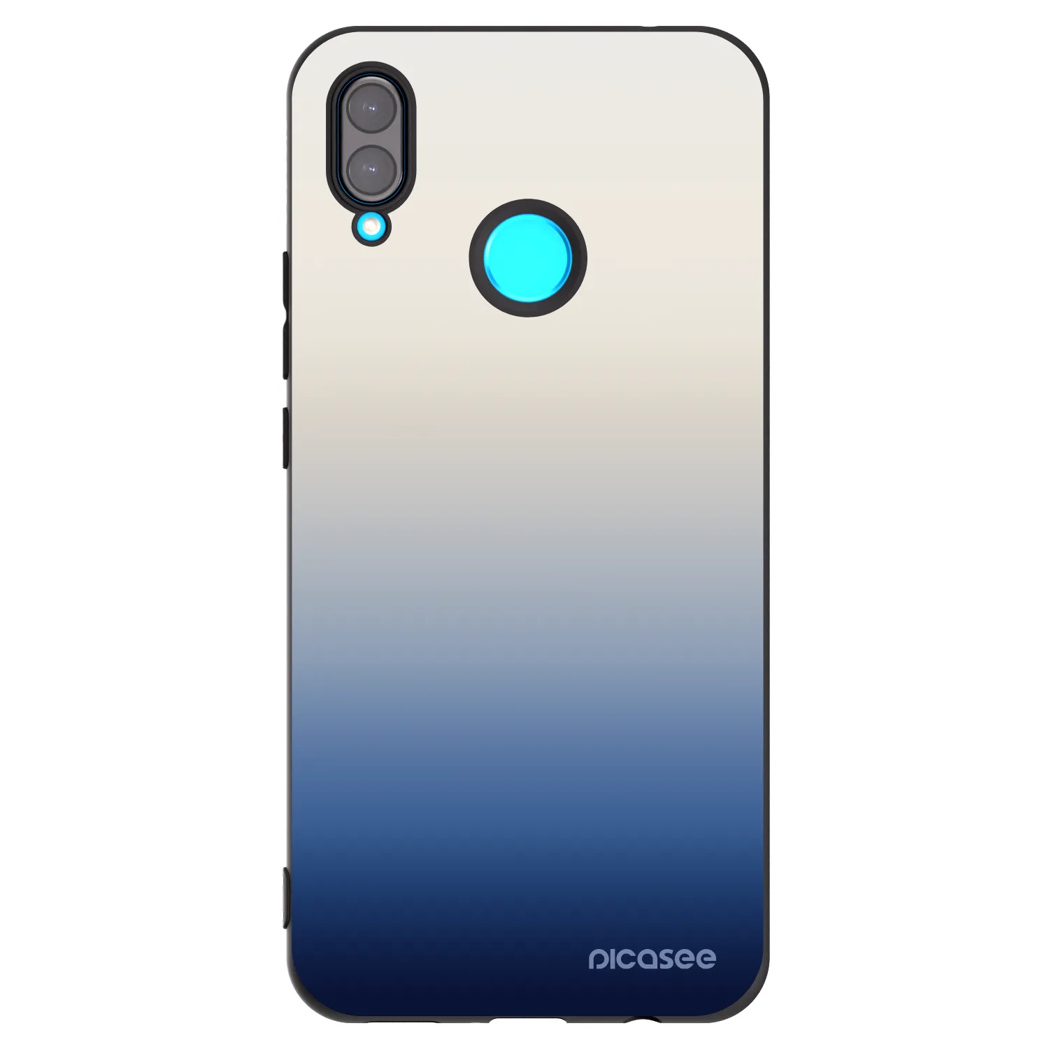 Picasee Μαύρη θήκη σιλικόνης για Huawei Nova 3 - Gravity Fade