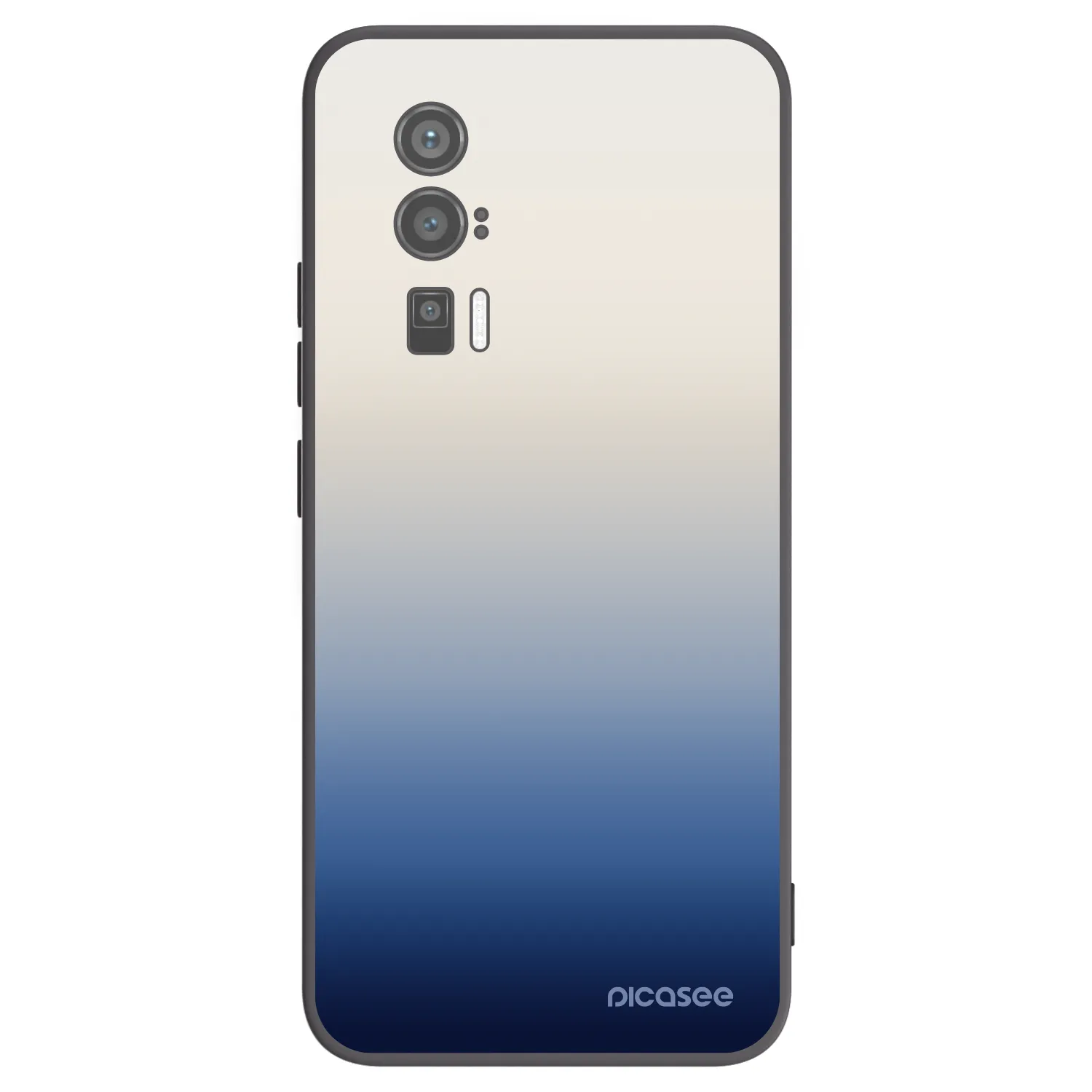 Picasee Μαύρη θήκη σιλικόνης για Xiaomi Poco F5 Pro 5G - Gravity Fade